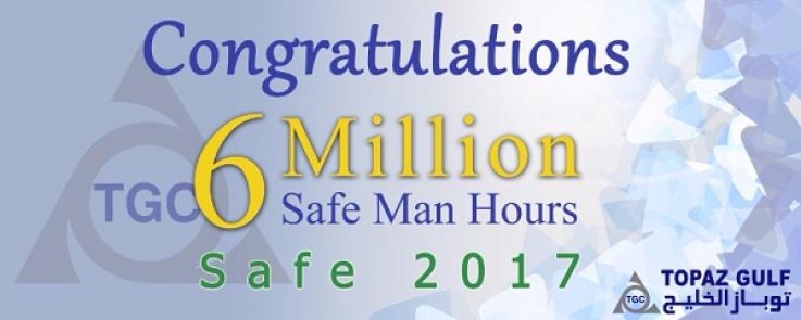 6 Million Safety Man Hours!